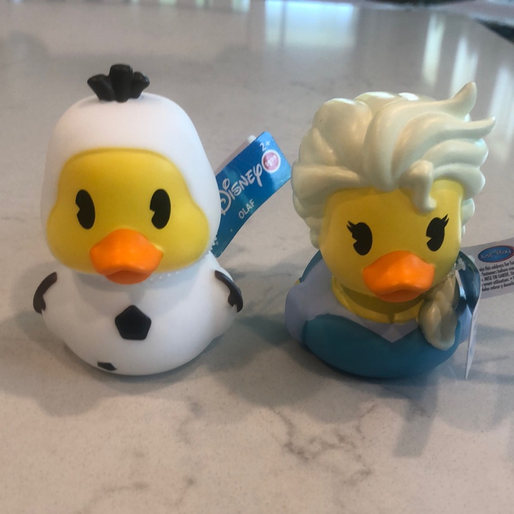 Disney Ducks Olaf and Elsa